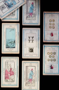 Etteilla ii: jeu des 78 tarots egyptiens - livre de thot image 3